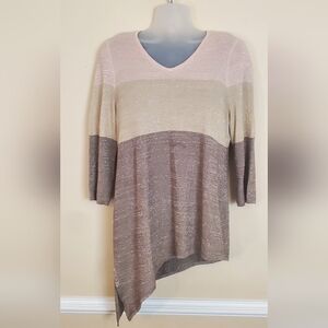 Chico's Easywear Asymmetrical Tunic 3 (XL)